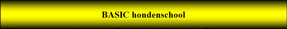 BASIC hondenschool