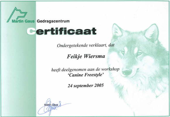Kynologisch Gedragstherapeut workshop canfreestyle
